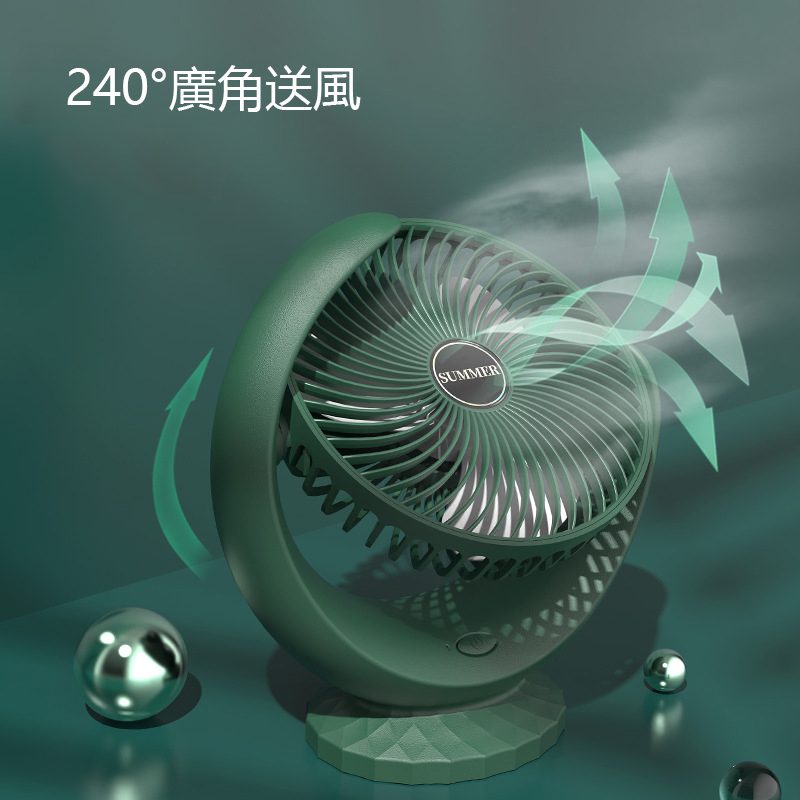 臺式空氣循環風扇 - USB隨身碟客製 三檔調節,240度廣角送風,無懼束縛。 無論是辦辦公室,廚房,洗澡房,臥室等,都適合使用。 可以局部印刷LOGO和標語。 客製 - USB隨身碟客製 25039_fan_02